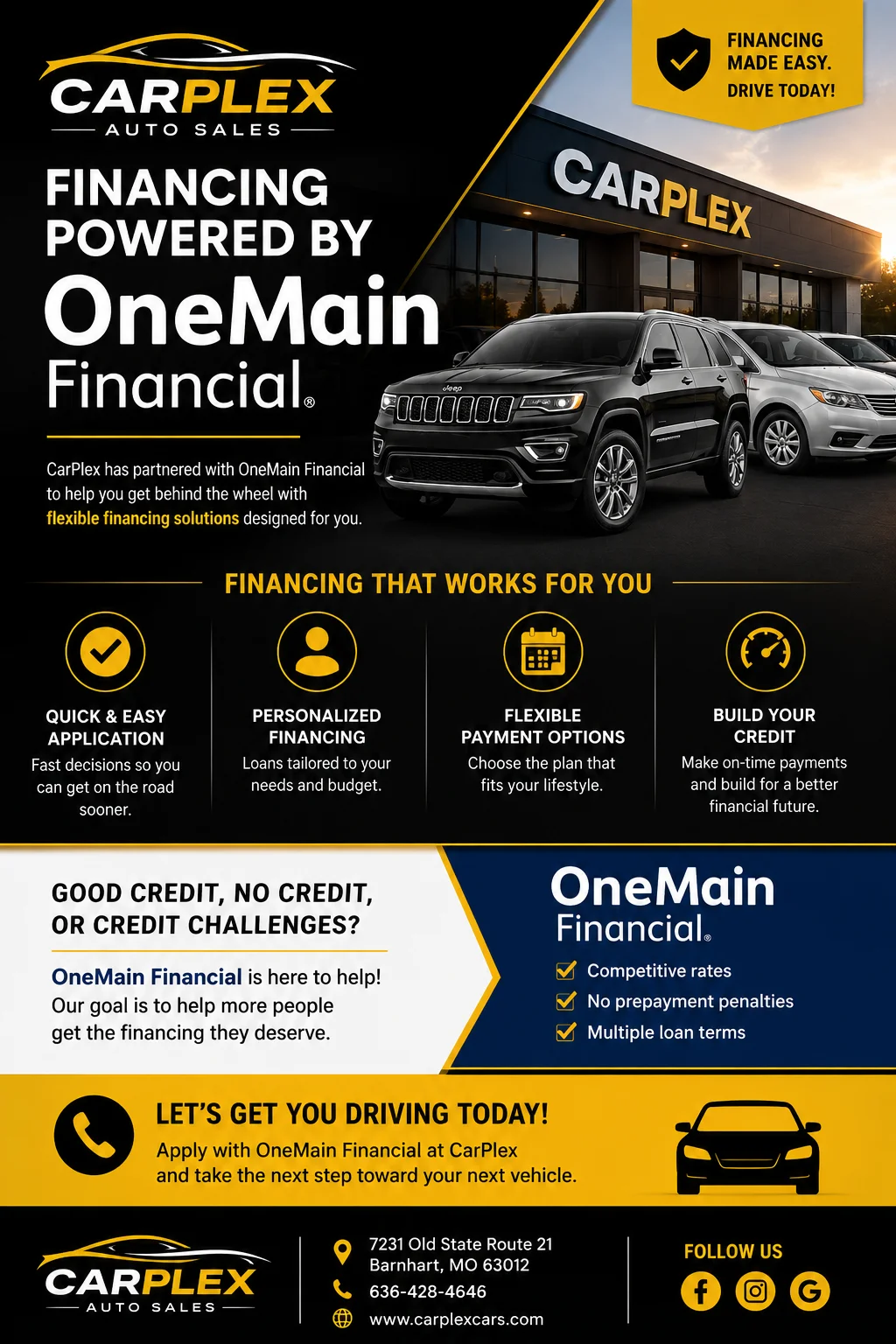 Carplex Auto Financing In Barnhart, Missouri